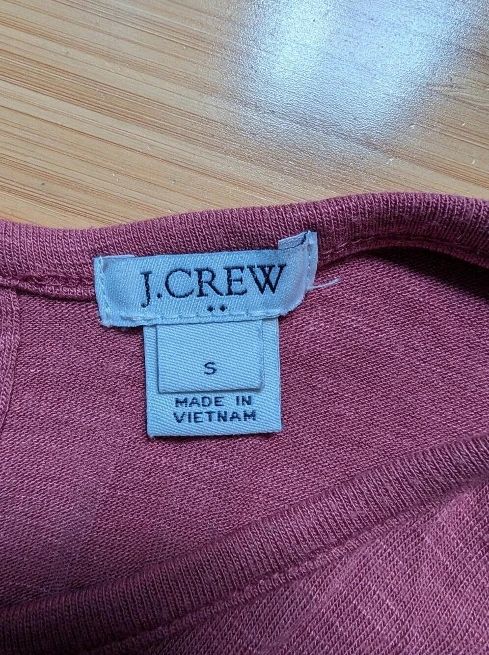 J. Crew Rosewood Layered-Hem Tank Top